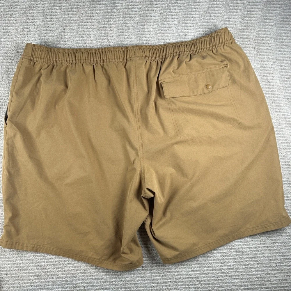L.L.Bean Multisport Shorts Mens XXXL Brown 9" Inseam Active Hiking Travel Casual - Picture 7 of 13